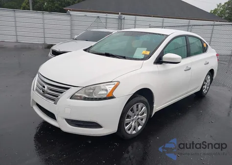 2014 Nissan Sentra Fe+ S/Fe+ Sv/S/Sl/Sr/Sv z USA, uszkodzony, nr VIN 3N1AB7AP5EL633447